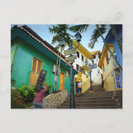 Cartão Postal Vizinhança de Las Peñas, Guayaquil, Equador