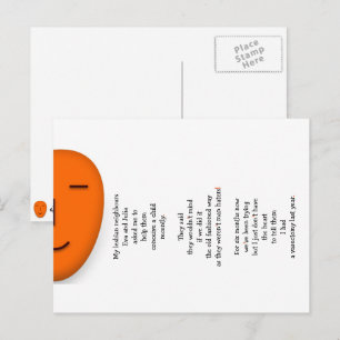 Cartão Postal Vizinhas Lésbicas Engraçadas e Hilárias Piada Humo