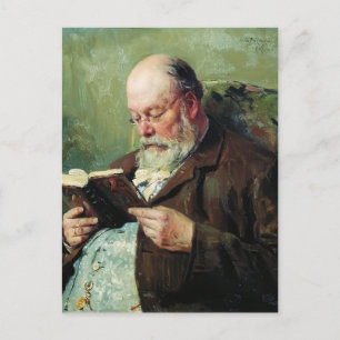 Cartão Postal Vladimir Makovsky - Retrato do acadêmico Yanzhul