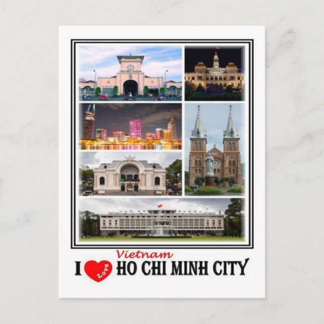 Cartão Postal VN Vietnã - Ho Chi Minh City - (Frente)