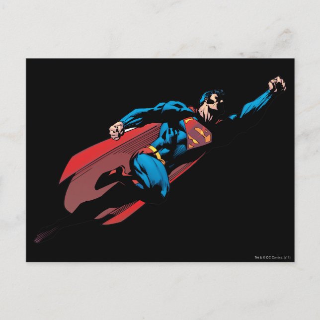 Cartão Postal Voando à direita - Quadrinhos (Frente)
