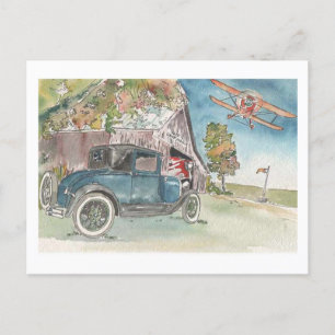 Cartão Postal Voando alto