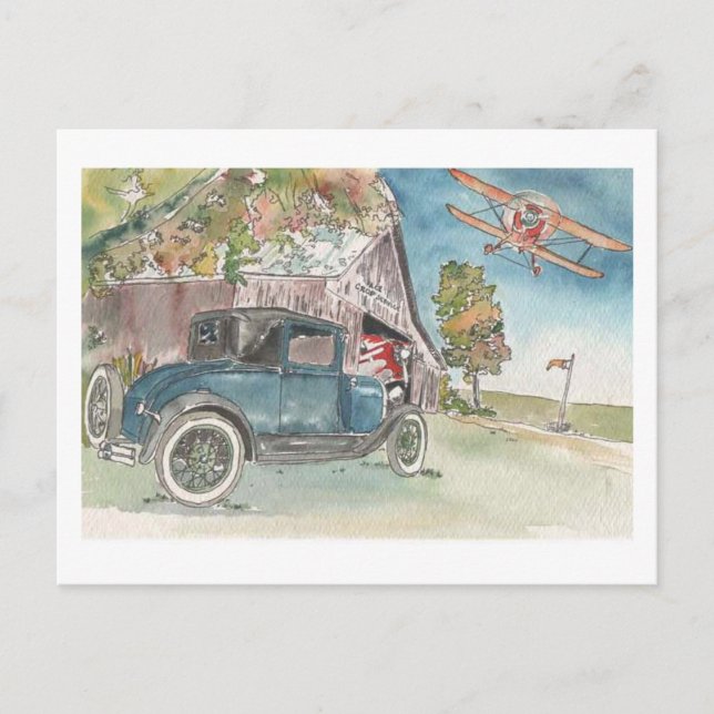 Cartão Postal Voando alto (Frente)