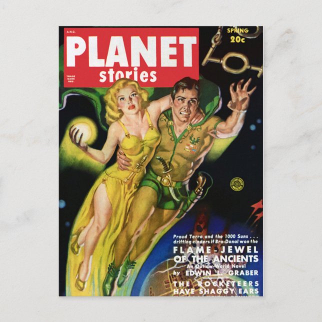 Cartão Postal Voando Trouxe a Galáxia (Frente)