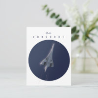 Voar O Poster de viagens Concorde