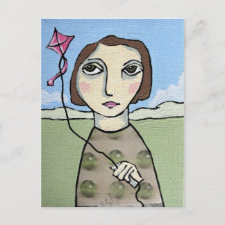 Cartão Postal Voar uma pipa