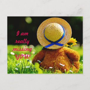 Cartão Postal Você Ausente Critter