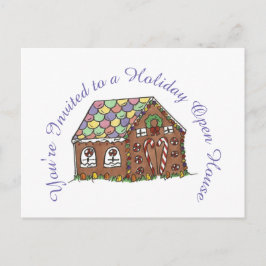 Cartão Postal Você é a Casa Aberta de Pão de Feriado Convidado