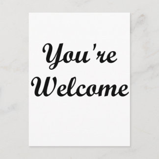 Cartão Postal Você é bem-vindo