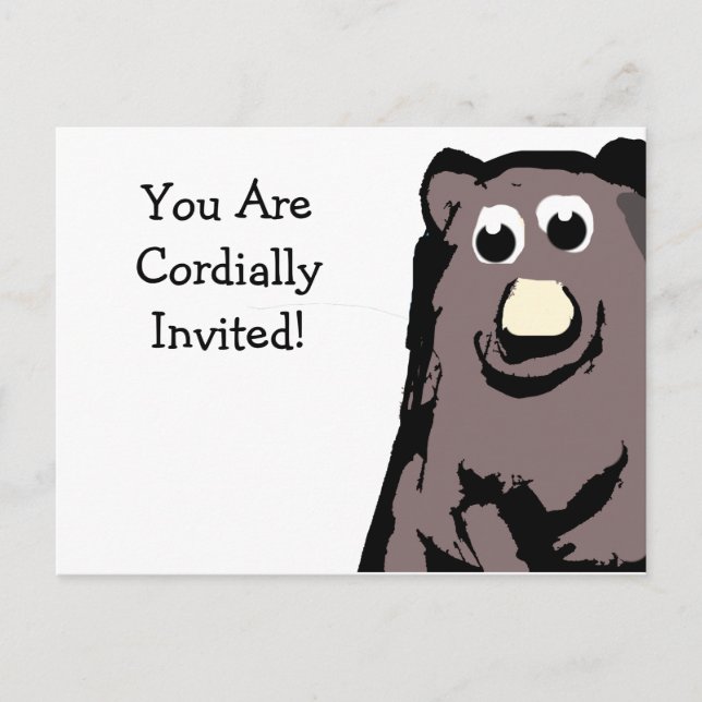 Cartão Postal Você É Convidado Cordialmente (Frente)