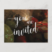 Você É Convidado Para Festa De Natal, Bolas De Vid