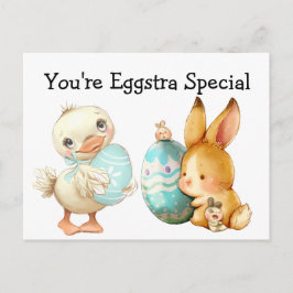 Cartão Postal Você é Eggstra Especial