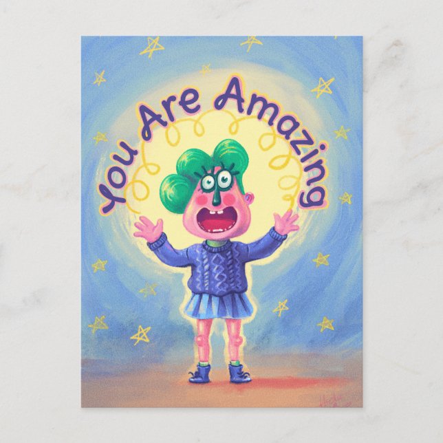 Cartão Postal Você É Incrível (Frente)