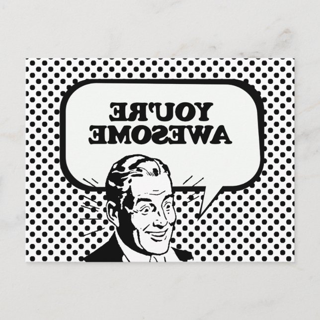 CARTÃO POSTAL VOCÊ É INCRÍVEL (Frente)