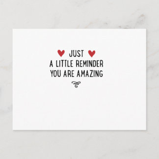 Cartão Postal Você é incrível