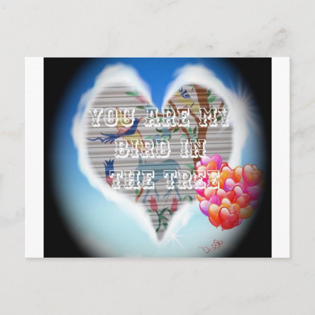 Cartão Postal Você é meu passarinho nas árvores.png (Frente)