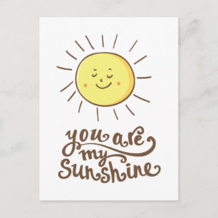 Cartão Postal Você É Meu Sol