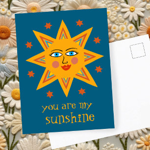 Cartão Postal Você é meu Sol Alegre CUSTOM
