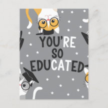 Você É Muito Educado Formatura de Gato Divertido