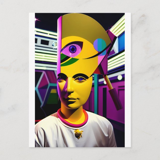 Cartão Postal Você é o Estranho (Frente)