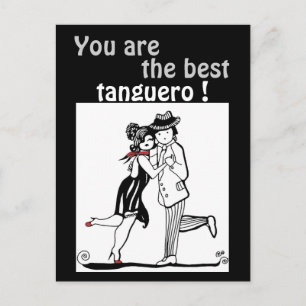Cartão Postal Você é o melhor Tanguero Tango