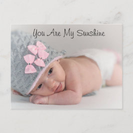 Cartão Postal Você É O Meu Cartão-Postal De Foto Sunshine