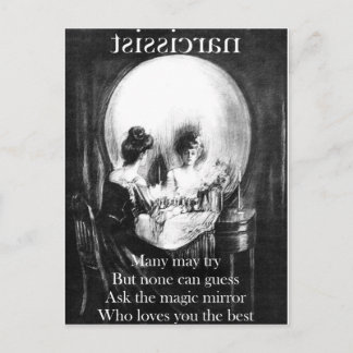 Cartão Postal Você é tão vaidosa.