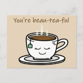 Cartão Postal Você é um belo trocadilho para amante