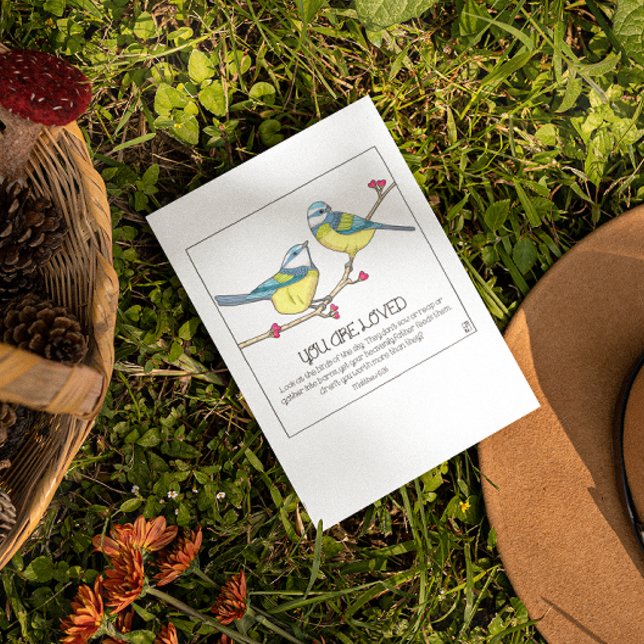 Cartão Postal Você é um Cartão-postal Inspirativo de Pássaros Ad (Criador carregado)