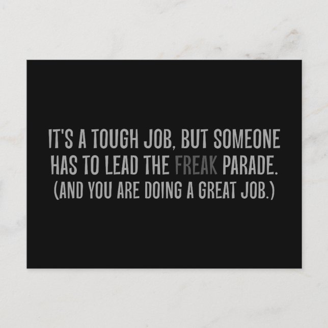 Cartão Postal Você é um excelente líder (Frente)