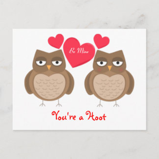 Cartão Postal Você é um Hoot Owls