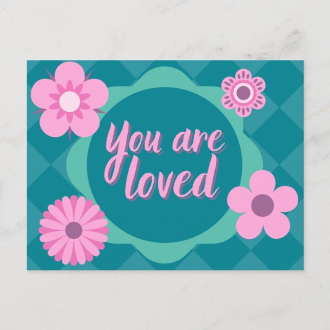 Cartão Postal Você É Um Namorados Platônico Amado (Frente)