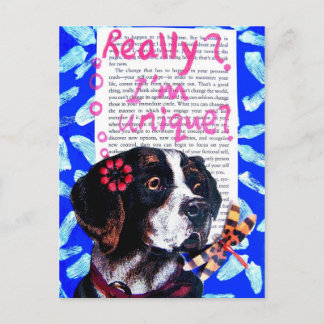 Cartão Postal Você é único! - Vintage