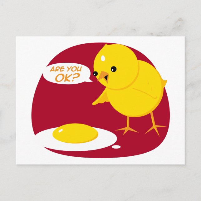 Cartão Postal Você está bem? (Frente)