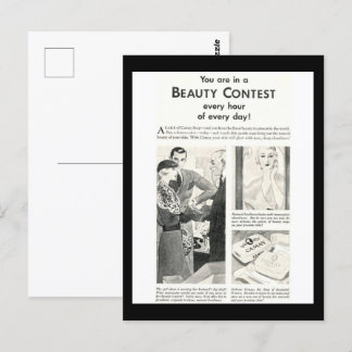 Cartão Postal Você está em um concurso de beleza todos os dias