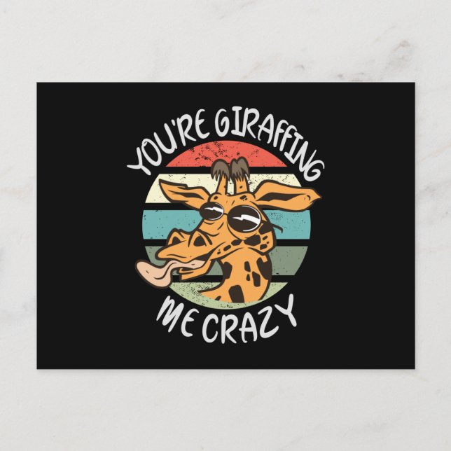 Cartão Postal Você está me deixando louco (Frente)