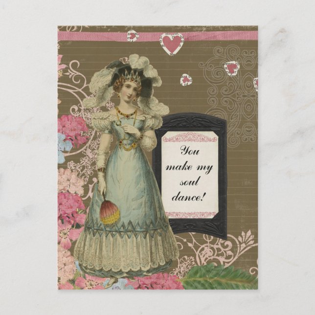 Cartão Postal Você Faz Minha Dança De Alma! (Frente)