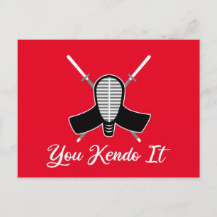 Cartão Postal Você Kendo Isso - Piada Engraçada de Kendo Aikido