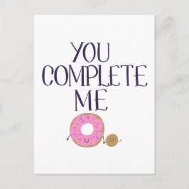 Cartão Postal Você me completa
