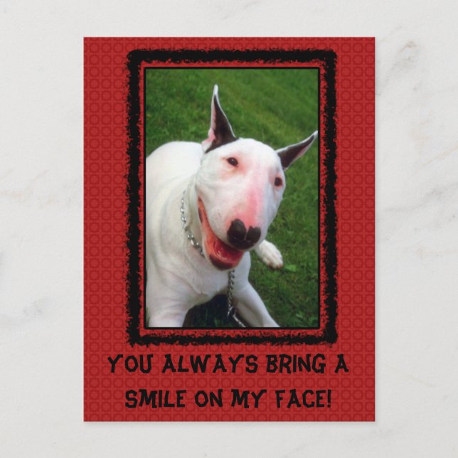 Cartão Postal Você Me Faz Sorrir (Frente)