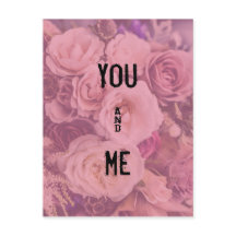 "Você & mim" rosas românticos