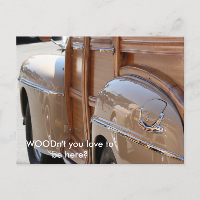 Cartão Postal Você não adoraria estar aqui? (Frente)