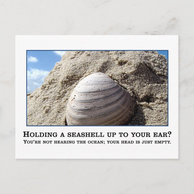 Cartão Postal Você não é tão inteligente quanto pensa que é (Frente)