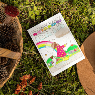 Cartão Postal Você não pode fazer um cartão-postal do Rainbow