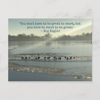 Cartão Postal Você não precisa ser Excelente