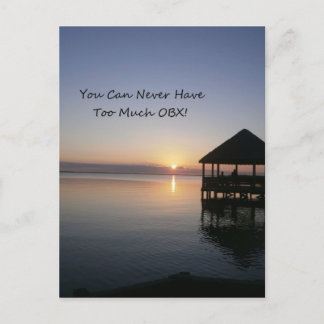 Cartão Postal Você nunca pode ter muitos bancos externos