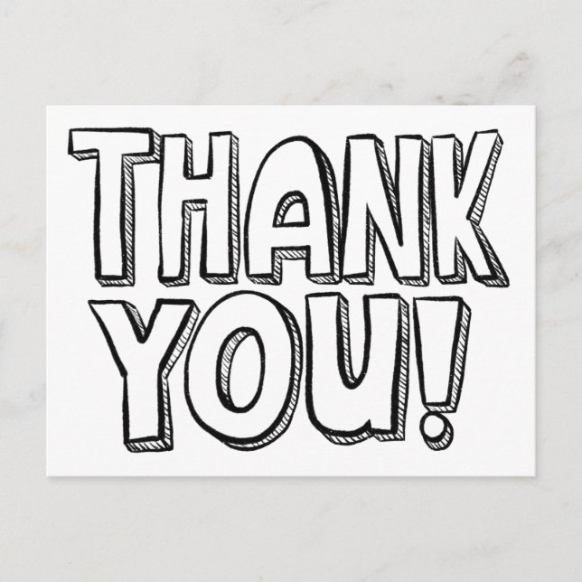 Cartão Postal Você Pinta É Diversão Postcard de Agradecimento co (Frente)