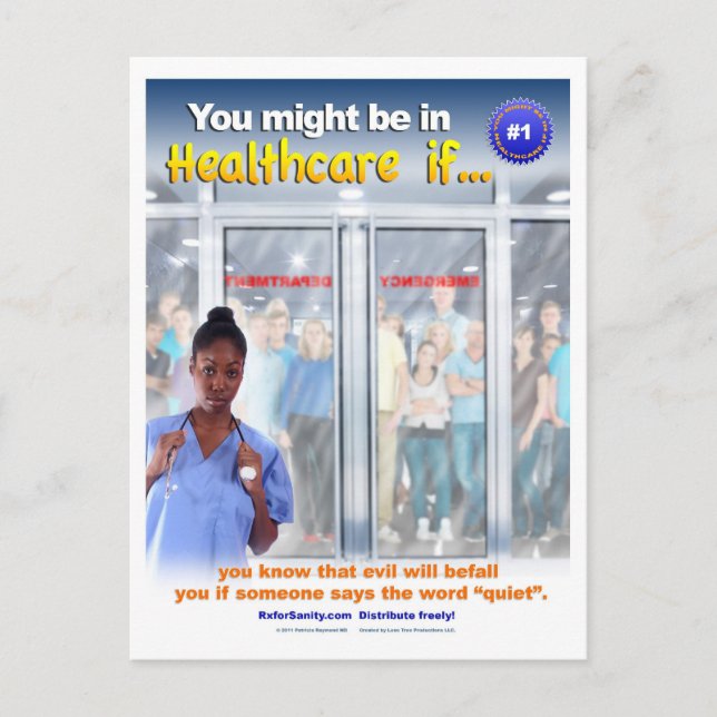 Cartão Postal Você Pode Estar Em Saúde Se #1 (Frente)