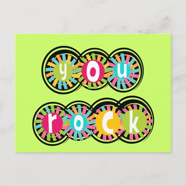 Cartão Postal Você Rock (Frente)