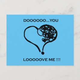 Cartão Postal Você sabe? Ame-me!